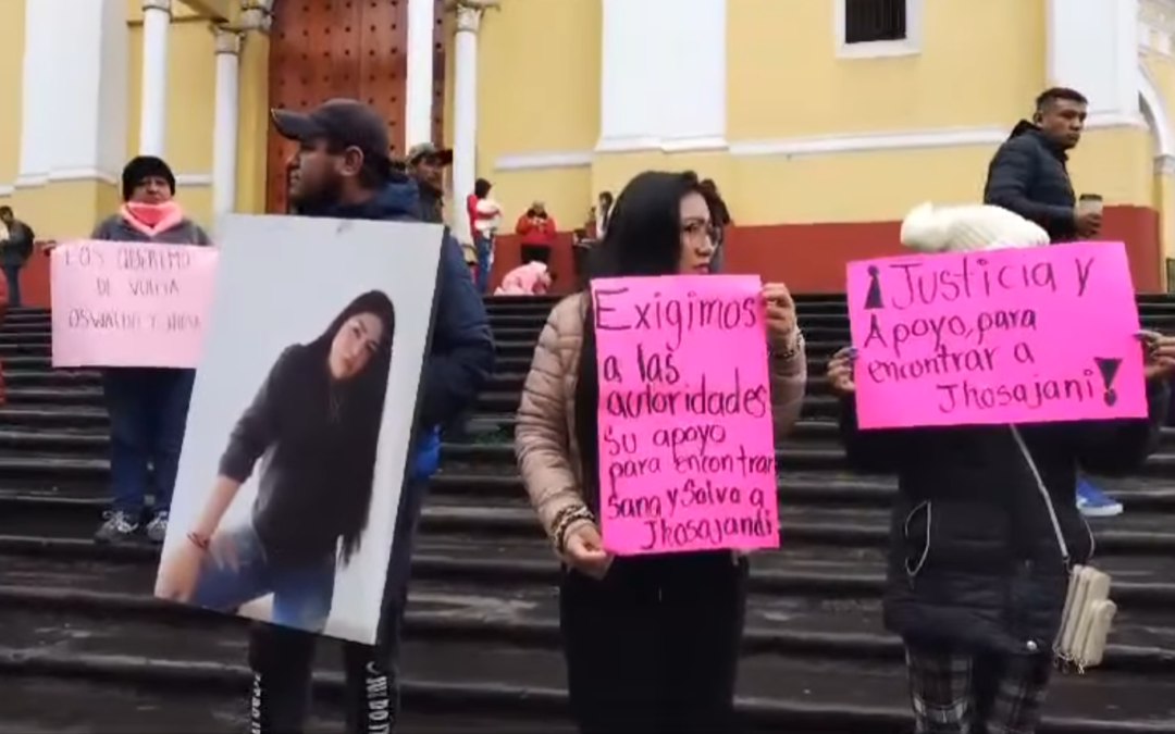 FAMILIARES Y AMIGOS EXIGEN A LAS AUTORIDADES ESTATALES DE VERACRUZ, AGILICEN LA BÚSQUEDA DE JHOSAJANI RUBI Y OSWALDO RAMIREZ DESAPARECIDOS