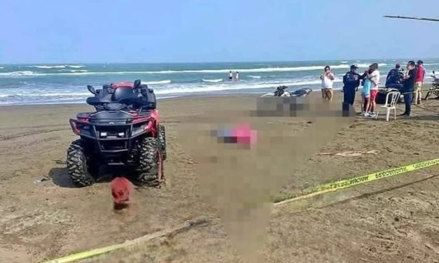 TRAGEDIA EN CHACHALACAS: MENOR ATROPELLA Y MATA A MUJER CON UNA CUATRIMOTO