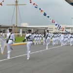 Realizan Jura de Bandera alumnos de la Escuela de Intendencia Naval y de la Escuela de Electrónica Naval