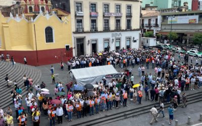 Gobierno de Veracruz se suma al Primer Simulacro Nacional 2025 con participación masiva