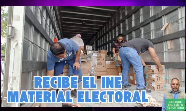 Recibe INE Veracruz material electoral para comicios del Poder Judicial