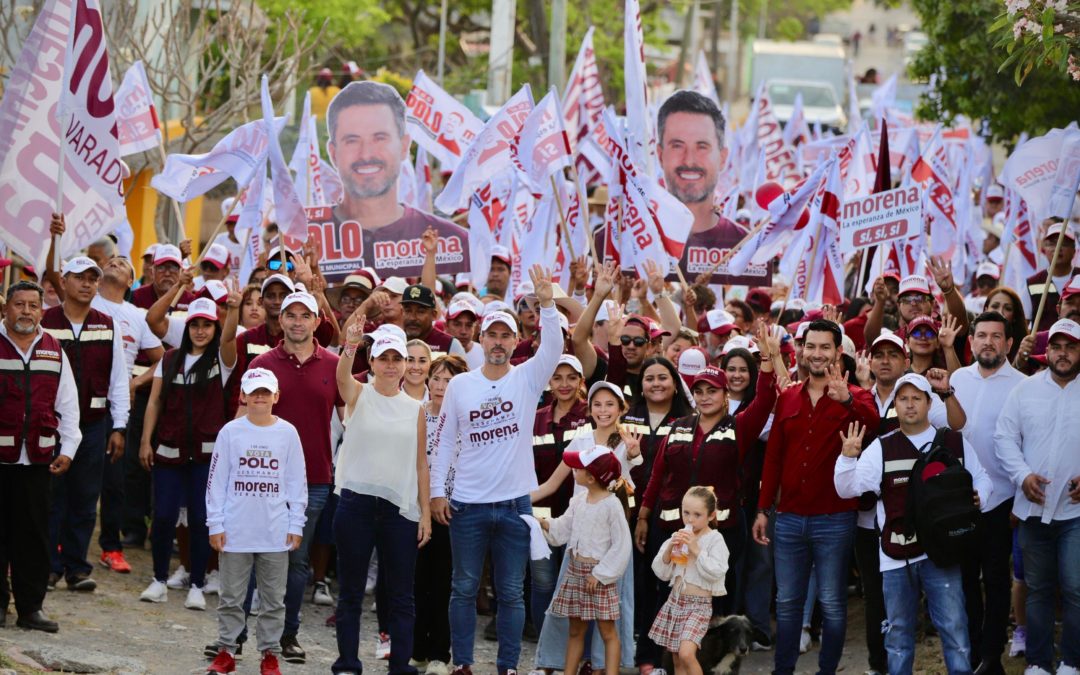 Antón Lizardo, con Polo y con Morena!