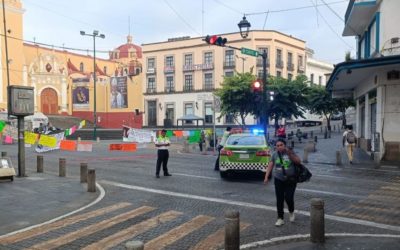 PLANTÓN EN CALAPA DE JUBILADOS