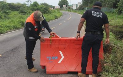 SUPERVISA PROTECCION CIVIL DE JUAN RODRIGUEZ CLARA ZONA DE RIOS