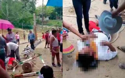 CAEN CINCO VOLADORES DE PAPANTLA, UNO ESTA GRAVE