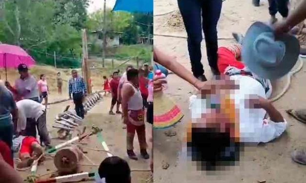 CAEN CINCO VOLADORES DE PAPANTLA, UNO ESTA GRAVE