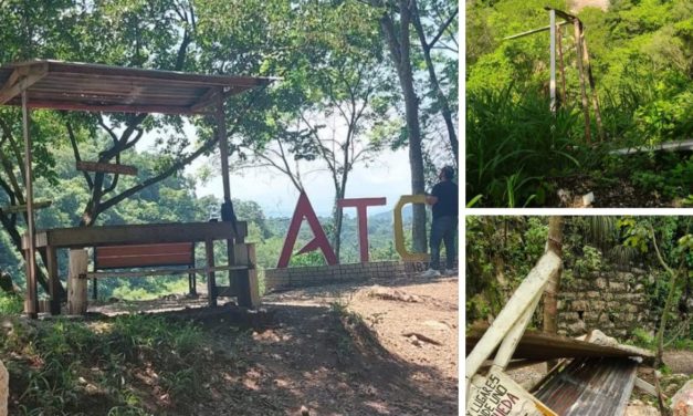 🚨 Lamentablemente tenemos que informar que el mirador de la cascada de Atoyac fue víctima de un robo.