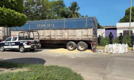Intentan robar cargamento de maíz asegurado en #Minatitlán