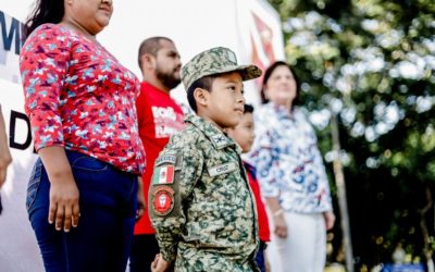 Alcaldesa de San Andrés Tuxtla y Directora del DIF Municipal asisten a ceremonia del programa “Soldado por un Día”.