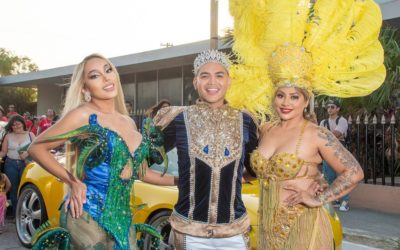 IMPACTANTE PARTICIPACIÓN DE REY DE LA DIVERSIDAD DE PUVSD EN EL PAPAQUI DEL CARNAVAL DE VERACRUZ