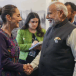Mark Carney recibe a Sheinbaum a su llegada al G7; Presidenta se reúne con Primer Ministro de la India