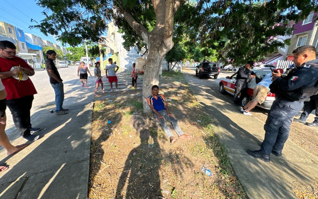 Amarran y golpean a sujeto que intentó abusar sexualmente de niña en Medellín de Bravo