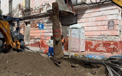 DESCUBREN SEGUNDO CAÑÓN ANTIGUO DURANTE OBRAS DEL CENTRO HISTORICO DE VERACRUZ