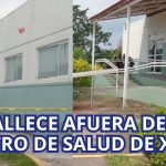 ADULTO MAYOR FALLECE AFUERA DEL CENTRO DE SALUD DE XICO
