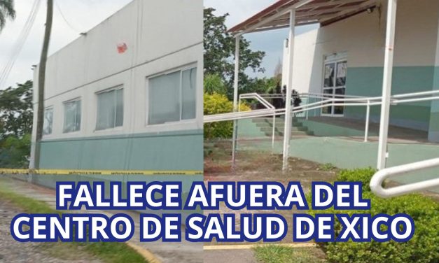 ADULTO MAYOR FALLECE AFUERA DEL CENTRO DE SALUD DE XICO