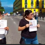 Protestan en Xalapa por desaparición de Antonio Aldazaba Sánchez