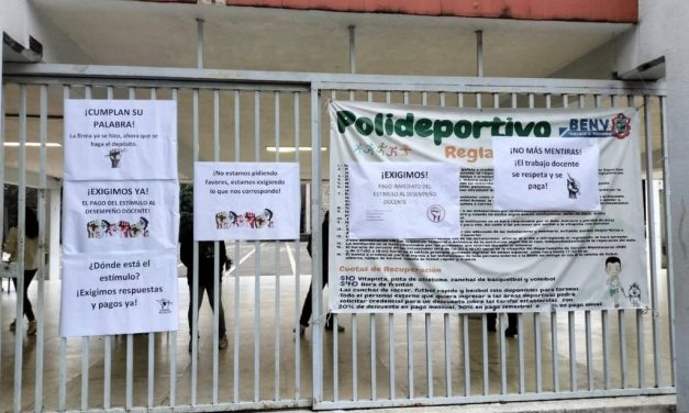 𝗠𝗮𝗲𝘀𝘁𝗿𝗼𝘀 𝘁𝗼𝗺𝗮𝗻 𝗹𝗮 𝗘𝘀𝗰𝘂𝗲𝗹𝗮 𝗡𝗼𝗿𝗺𝗮𝗹 𝗩𝗲𝗿𝗮𝗰𝗿𝘂𝘇𝗮𝗻𝗮 𝗽𝗼𝗿 𝗳𝗮𝗹𝘁𝗮 𝗱𝗲 𝗽𝗮𝗴𝗼 𝗱𝗲 𝗘𝘀𝘁í𝗺𝘂𝗹𝗼 𝗮𝗹 𝗗𝗲𝘀𝗲𝗺𝗽𝗲ñ𝗼