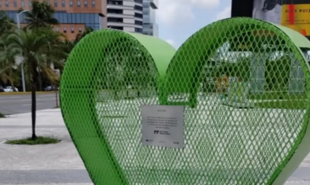 Todo listo para la inauguración del centro de acopio de tapitas de plástico en Boca del Río