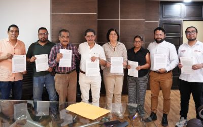 𝗚𝗼𝗯𝗶𝗲𝗿𝗻𝗼 𝗱𝗲 𝗦𝗮𝗻 𝗔𝗻𝗱𝗿é𝘀 𝗧𝘂𝘅𝘁𝗹𝗮 𝘆 𝗦𝗲𝗱𝗮𝘁𝘂 𝗳𝗶𝗿𝗺𝗮𝗻 𝗖𝗼𝗻𝘃𝗲𝗻𝗶𝗼 𝗱𝗲 𝗖𝗼𝗹𝗮𝗯𝗼𝗿𝗮𝗰𝗶ó𝗻 𝗽𝗮𝗿𝗮 𝗹𝗮 𝗚𝗲𝘀𝘁𝗶ó𝗻 𝗜𝗻𝘁𝗲𝗴𝗿𝗮𝗹 𝗱𝗲 𝗥𝗶𝗲𝘀𝗴𝗼𝘀 𝗱𝗲 𝗗𝗲𝘀𝗮𝘀𝘁𝗿𝗲𝘀 𝘆 𝗖𝗮𝗺𝗯𝗶𝗼 𝗖𝗹𝗶𝗺á𝘁𝗶𝗰𝗼