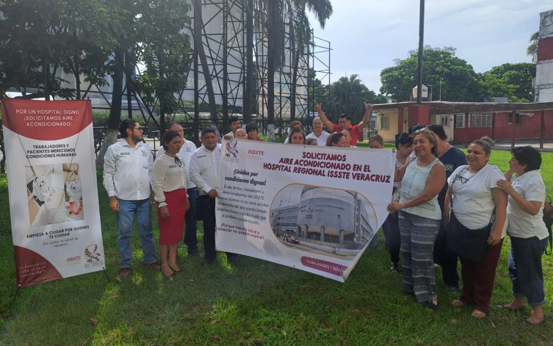 1.3 millones de derechohabientes del ISSSTE afectados por falta de aire acondicionado en clínica de Veracruz puerto