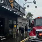 Conato de incendio en local comercial en Boca del Río