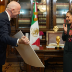 Gianni Infantino visita México y se reúne con Sheinbaum para afinar detalles del Mundial 2026