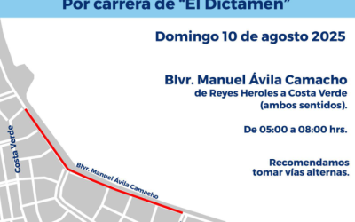 Cierre vial en Boca del Río este miércoles