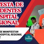 RESIDENTES DEL HOSPITAL REGIONAL DE VERACRUZ PROTESTAN POR FALTA DE INSUMOS MÉDICOS