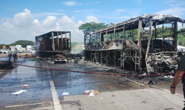 INVESTIGAN ACCIDENTE EN LA AUTOPISTA CÓRDOBA-VERACRUZ QUE DEJA 14 LESIONADOS