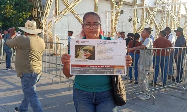 DESESPERADA MADRE PIDE APOYO A CLAUDIA SHEIMBAUN PARA LOCALOZAR A SU HIJA DESAPARECIDA