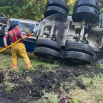 CIERRE TOTAL EN LA CARRETERA FEDERAL 129 AMOZOC-NAUTLA POR VOLCADURA DE PIPA DE GAS LP.