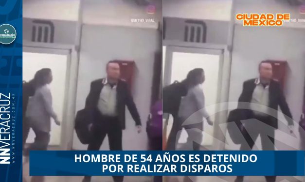 HOMBRE DE 54 AรOS ES DETENIDO POR REALIZAR DISPAROS FRENTE A ESTACIรN CENTRO MรDICO DEL METRO CDMX