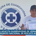 SE CAPACITA GUARDAVIDAS DE VERACRUZ EN CONGRESO NACIONAL DE RESCATE ACUÁTICO 