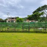 INSTALAN GRADAS EN EL PARTE 1 DE MAYO DONDE CELEBRAN EL FESTIVAL INTERNACIONAL DEL GLOBO DE PAPEL EN SAN ANDRES TUXTLA