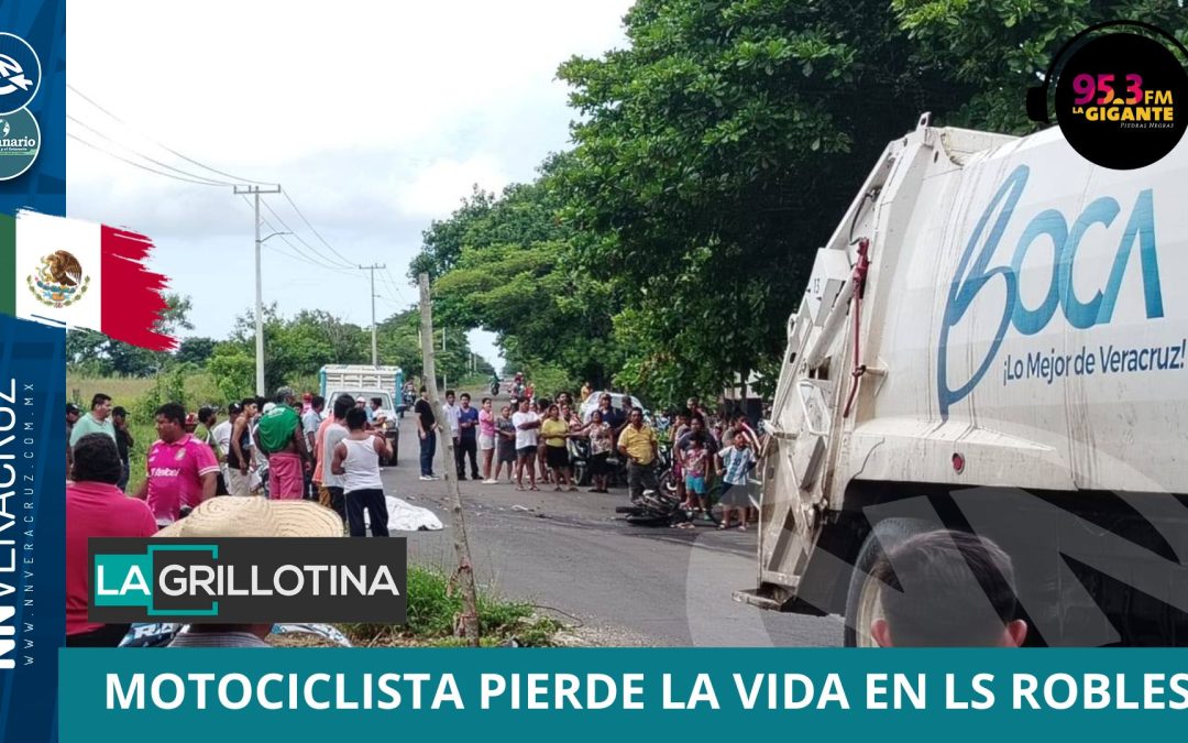 FATAL ACCIDENTE DE MOTOCICLISTA EN LA CARRETERA DE ACCESO A LA POBLACION DE LOS ROBLES