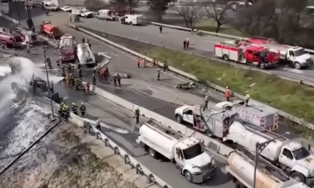 Al menos 4 muertos y 90 heridos en la explosión de una pipa de gas en el puente de la Concordia en Iztapalapa