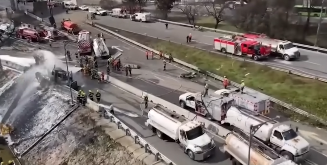 Al menos 4 muertos y 90 heridos en la explosión de una pipa de gas en el puente de la Concordia en Iztapalapa