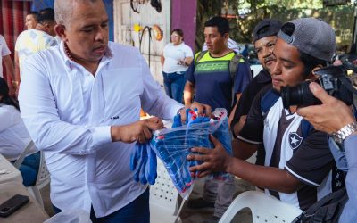 SAMUEL ACOSTA SE REUNE CON TRABAJADORES DE LIMPIA PUBLICA Y REFRENDA SU COMPROMISO CON EL SECTOR