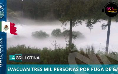 EVACUAN MAS DE TRES MIL PERSONAS POR FUGAS DE GAS