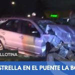 🚑DOS LESIONADOS AL IMPACTARSE CONTRA EL PUENTE LA BOTICARIA