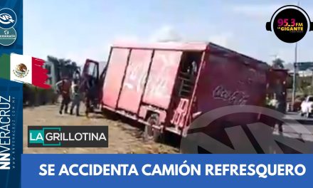 🚚SE ACCIDENTA CAMIÓN REFRESQUERO