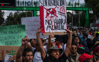 La crisis de la vivienda detrás de las protestas contra la gentrificación en México