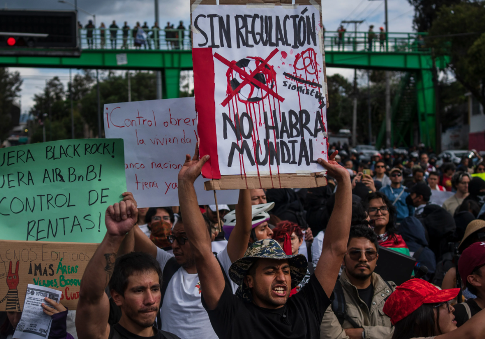La crisis de la vivienda detrás de las protestas contra la gentrificación en México