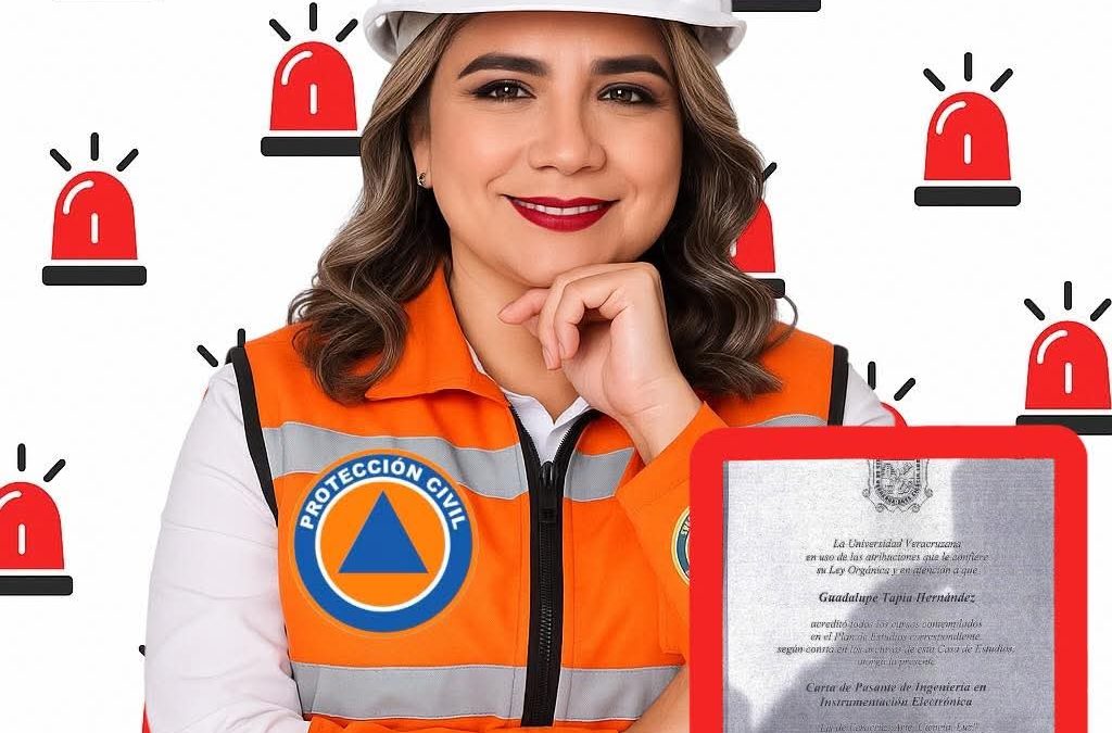 La próxima titular de Protección Civil de Veracruz llega sin experiencia, sin cédula y sin el perfil necesario: una alerta roja para la ciudad