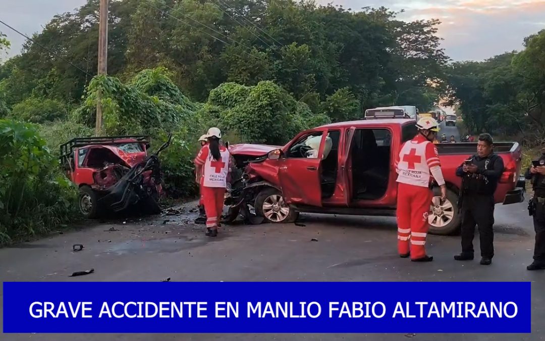 GRAVE ACCIDENTE EN MANLIO FABIO ALTAMIRANO; UNA VICTIMA (VIDEO)