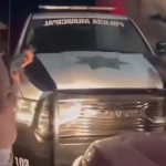 🚓ASALTO CON VIOLENCIA A PATRULLA EN HIDALGO (VIDEO)
