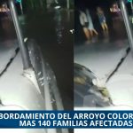 DESBORDAMIENTO DEL ARROYO COLORADO DEJA MAS 140 FAMILIAS AFECTADAS EN ESPINAL