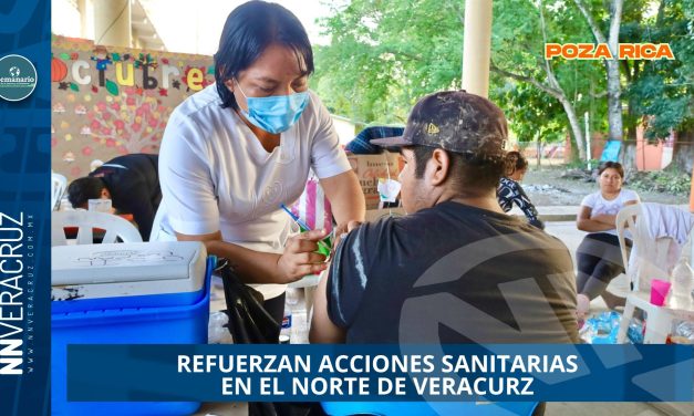 REFUERZAN ACCIONES SANITARIAS EN EL NORTE DE VERACURZ TRAS CONTINGENCIA METEOROLÓGICA