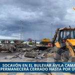 SOCAVÓN EN EL BULEVAR ÁVILA CAMACHO PERMANECERÁ CERRADO HASTA POR UN MES: ALCALDESA