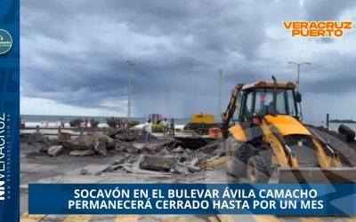 SOCAVÓN EN EL BULEVAR ÁVILA CAMACHO PERMANECERÁ CERRADO HASTA POR UN MES: ALCALDESA